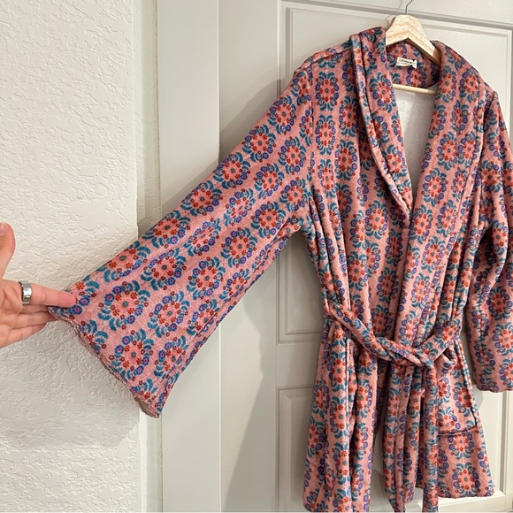 Natural Life Cozy Blanket Kimono Robe Size Small - Picture 3 of 8